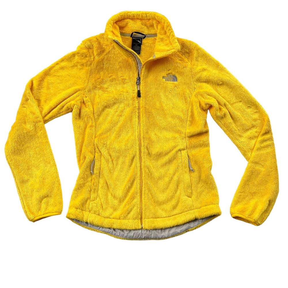 The North Face Women's Sm. Yellow Gold Zip High Pile Teddy Osito 2 Fleece Jacket